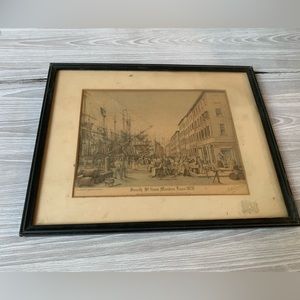 Antique Print Aquatint by Raoul Varin